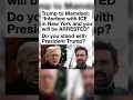Trump vs NYC Mayor Zohran Mamdani Over Federal ICE Enforcement