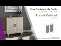 How-To Assemble Guide Accent Cabinet AC7030