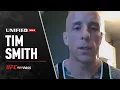 Former Canadian champ Tim Shady Smith talks with James Lynch before Unified 46
