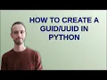 How to create a in Python