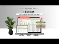 Google Sheets To-Do List Excel Task Management Dynamic Calendar