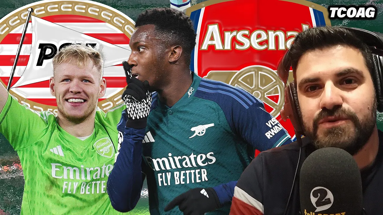 PSV EINDHOVEN 1-1 ARSENAL: Arteta takes risks! Nketiah's ...