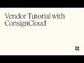 Get Started as a Vendor in ConsignCloud