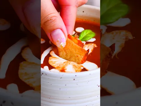 Not your typical tomato soup and grilled cheese combo 🥣🥪