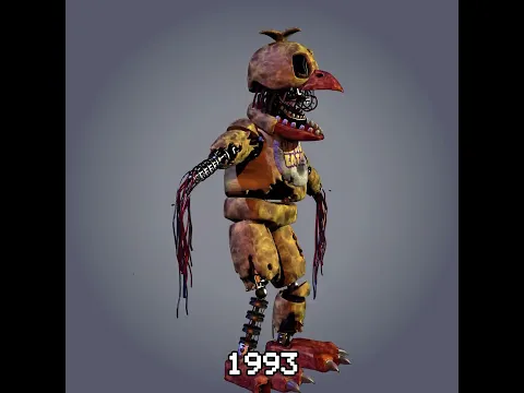 FNAF Withereds over the years