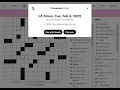 The Washington Post LA Times Crossword 2025