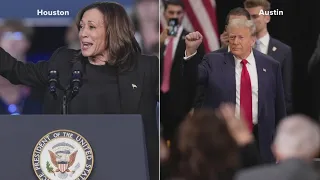 Kamala Harris, Donald Trump continue campaign as presidential race enters final stretch