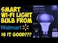 A 12 Walmart Smart Wifi LED Bulb Unboxing and Setup by Merkury Innovations