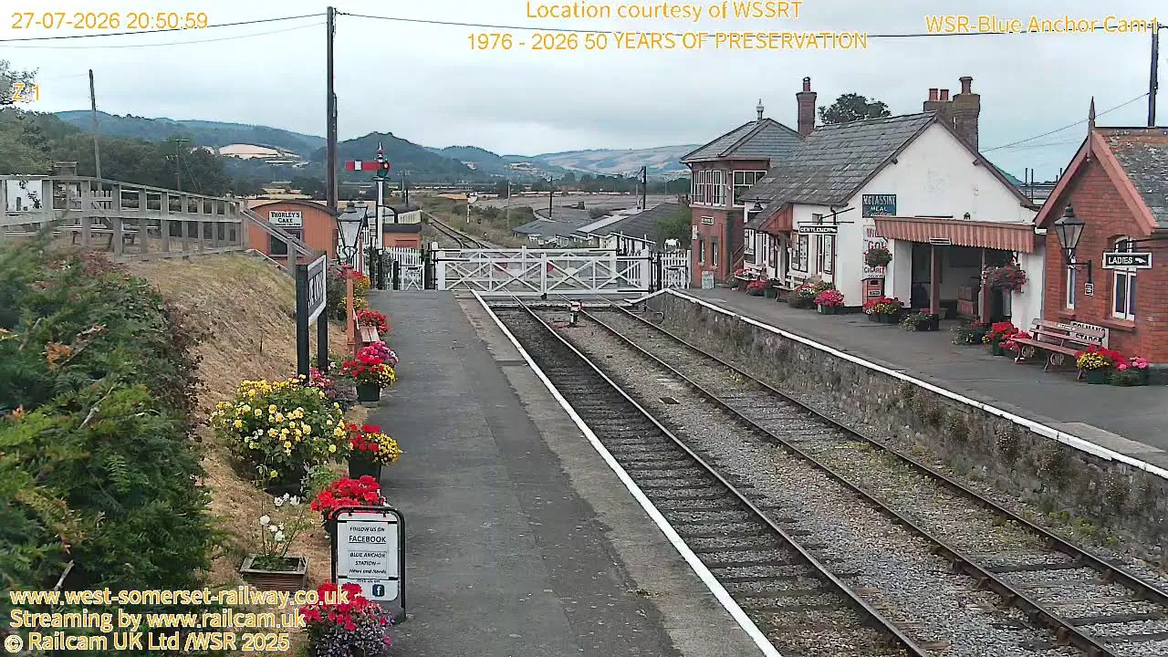 Blue Anchor Station - West Somerset Railway
