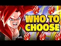 LINEUP UPDATE WHO TO SELECT WITH YOUR FREE RED STONES DBZ Dokkan Battle