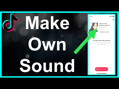 Download MP3 How To Make Your Own ORIGINAL Sound On TikTok