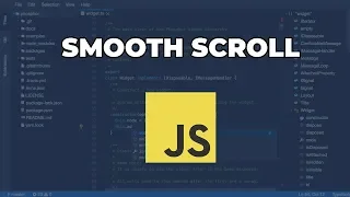 Vanilla Javascript Smooth Scroll Tutorial
