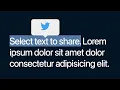 How to Implement a Tooltip to Share Selected Text With Vanilla JavaScript