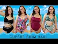 Tummy Control Swimsuit Haul Cupshe Bikinis One Pieces