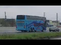 El Expreso Double Decker Bus on I-10 Houston Van Hool TD925 DD