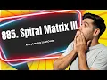 885 Spiral Matrix III Array LeetCode Code Explanation
