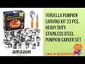 Amazon - Fenvella Pumpkin Carving Kit 23 PCS Heavy Duty Stainless Steel Pumpkin Carver Set