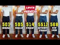 COMPLETE Guide To Levi s Straight Fit Jeans 501 505 514 551Z 568