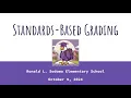 Standards-Based Grading Parent Information Session
