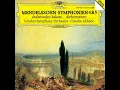 Mendelssohn: Symphony No. 4 in A Major, Op. 90, MWV N16 "Italian": I. Allegro vivace