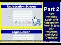 Java Project - Make Login and Register Form with source code Using NetBeans And MySQL Part 2