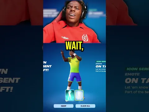 IShowSpeed FINALLY Got Vini Jr in Fortnite 😱 #ishowspeed #viniciusjr