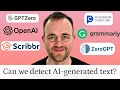 Can we detect AI-generated text