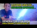 Download Lagu Cara membuat Listrik Gratis ⁉️ Generator mini  Dari Dinamo bekas Stepper ❗ Kincir Air  Kincir Angin