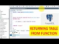 How To Return A Table From A Function In PostgreSQL PostgreSQL Tips Tricks 2020 Knowledge 360