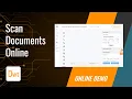 Scan Edit Upload Documents with Dynamic Web TWAIN Online Demo