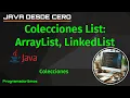 Colecciones List en Java ArrayList LinkedList