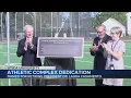 Utica University dedicates athletic complex to retiring president Dr Laura Casamento