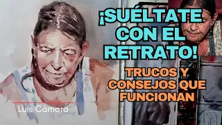 RETRATOS EN ACUARELA: TRUCOS Y CONSEJOS que funcionan