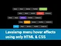 Pure CSS Lavalamp menu hover effect Cool Menu Hover Effect Navbar Menu Hover Animation