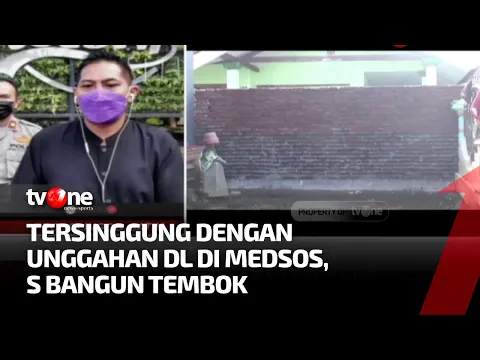 Tersinggung Status di Medsos, Akses Jalan Ditembok Setinggi Dua Meter