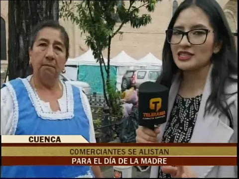 Comerciantes se alistan para el día de la madre
