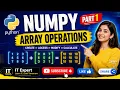 NumPy Array Operations Part 1 Lecture Create Access Modify Arrays in Python