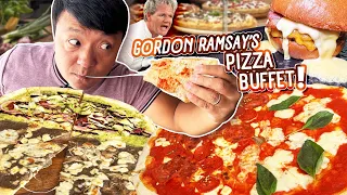 Gordon Ramsay s ALL YOU CAN EAT Pizza Buffet Michelin FISH HEAD in London