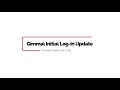 Gimmal Initial Login Procedure