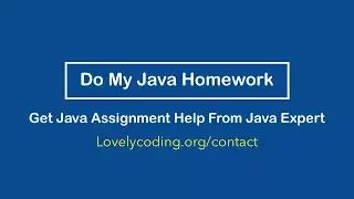 Do My Java Homework Get Java Programming Help Right Now