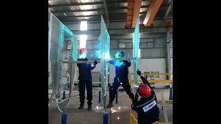 Watch the SUPERFAST build of an alloy catamaran #performanceboats #welding #aluminiumfabrication