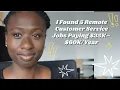 I Found 5 Remote Customer Service Jobs Paying 35K