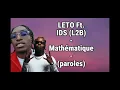 LETO&IDS (L2B)-Mathématique-(paroles)