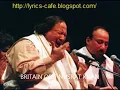 Download Lagu Sochta Hoon Ke Woh Kitne Masoom Thay Lyrics   Nusrat fateh ali khan