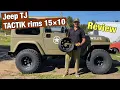 TACTIK 15 10 rims for 87-06 Jeep Wrangler YJ TJ