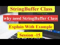 why we need StringBuffer class In Java Explain with Example Javamindtechie