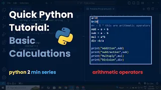 Learn Python Math Operations Fast