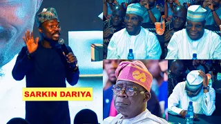 breaking adc candidate atiku caught laughing as sarkin dariya finishes pres tinubu live in abuja