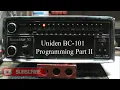 Uniden Bearcat BC-101 Programming part II Binary Number Formula
