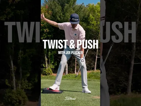 Twist + Push = more speed and more consistency in your golf swing. Try this drill...